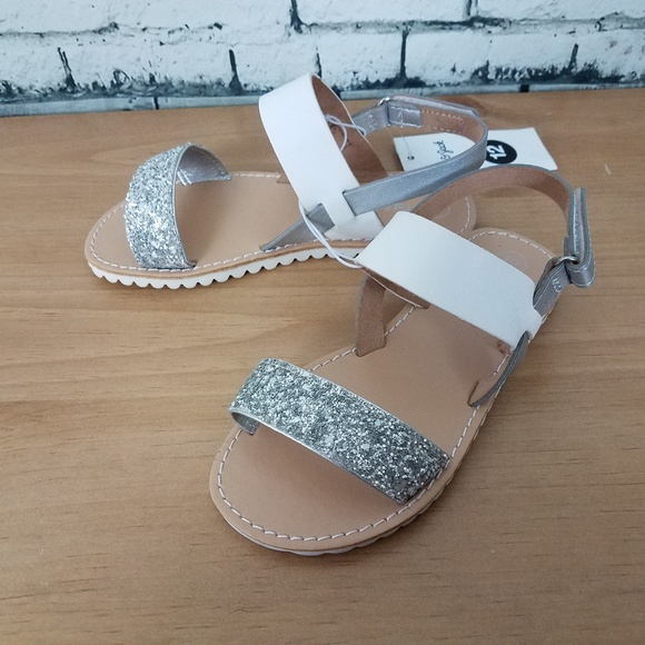 girls white sandals size 12